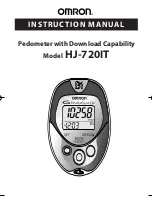 Preview for 1 page of Omron HJ-720IT Instruction Manual