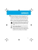 Предварительный просмотр 43 страницы Omron HJA-306 CaloriScan Instruction Manual