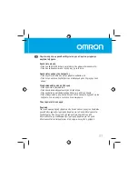 Предварительный просмотр 81 страницы Omron HJA-306 CaloriScan Instruction Manual