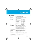 Предварительный просмотр 87 страницы Omron HJA-306 CaloriScan Instruction Manual