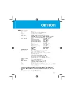 Предварительный просмотр 97 страницы Omron HJA-306 CaloriScan Instruction Manual