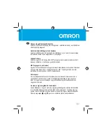 Предварительный просмотр 99 страницы Omron HJA-306 CaloriScan Instruction Manual