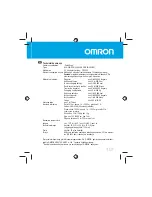 Preview for 107 page of Omron HJA-306 CaloriScan Instruction Manual