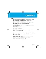 Предварительный просмотр 109 страницы Omron HJA-306 CaloriScan Instruction Manual