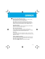 Предварительный просмотр 119 страницы Omron HJA-306 CaloriScan Instruction Manual