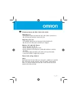 Предварительный просмотр 121 страницы Omron HJA-306 CaloriScan Instruction Manual