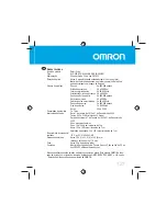 Preview for 127 page of Omron HJA-306 CaloriScan Instruction Manual