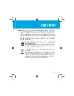 Предварительный просмотр 143 страницы Omron HJA-306 CaloriScan Instruction Manual