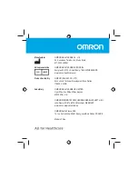 Предварительный просмотр 156 страницы Omron HJA-306 CaloriScan Instruction Manual