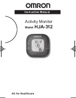 Предварительный просмотр 1 страницы Omron HJA-312 Instruction Manual