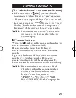 Предварительный просмотр 27 страницы Omron HJA-312 Instruction Manual