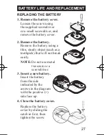 Предварительный просмотр 29 страницы Omron HJA-312 Instruction Manual