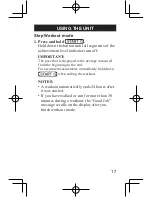 Предварительный просмотр 19 страницы Omron HJA-313 Instruction Manual