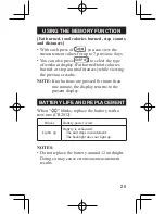 Предварительный просмотр 27 страницы Omron HJA-313 Instruction Manual