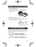 Предварительный просмотр 29 страницы Omron HJA-313 Instruction Manual