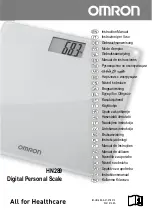 Предварительный просмотр 1 страницы Omron HN289 Instruction Manual