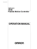 Omron HOME SECURITY SYSTEM - MOTION SENSOR FQM1-CM001 Operation Manual preview