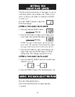 Preview for 10 page of Omron HR-100C Instruction Manual