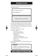 Предварительный просмотр 3 страницы Omron HR-100CAN Instruction Manual