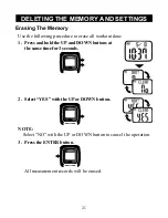 Предварительный просмотр 21 страницы Omron HR-500U Instruction Manual