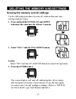 Предварительный просмотр 22 страницы Omron HR-500U Instruction Manual