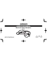 Preview for 1 page of Omron HV-F013 Instruction Manual