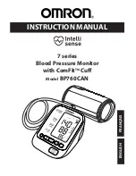 Preview for 1 page of Omron Intelli Sense BP760CAN Instruction Manual