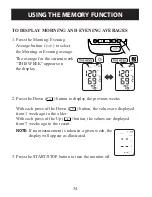 Предварительный просмотр 34 страницы Omron Intelli Sense BP760CAN Instruction Manual