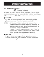 Предварительный просмотр 14 страницы Omron INTELLI SENSE HEM-711AC Instruction Manual