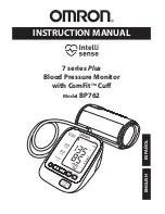 Preview for 1 page of Omron IntelliSense BP762 Instruction Manual