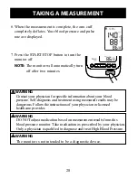 Preview for 28 page of Omron IntelliSense BP762 Instruction Manual