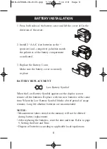 Preview for 8 page of Omron IntelliSense HEM-629CAN Instruction Manual