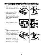 Предварительный просмотр 8 страницы Omron INTELLISENSE HEM-705CP Instruction Manual