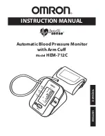 Предварительный просмотр 1 страницы Omron IntelliSense HEM-712C Instruction Manual