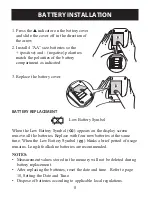 Предварительный просмотр 8 страницы Omron IntelliSense HEM-712C Instruction Manual