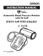 Предварительный просмотр 1 страницы Omron IntelliSense IA1B Instruction Manual