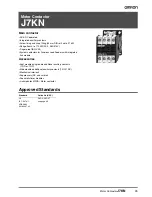 Preview for 1 page of Omron J7KN - Datasheet