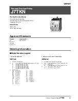 Предварительный просмотр 1 страницы Omron J7TKN - Datasheet