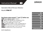 Предварительный просмотр 1 страницы Omron JPN610T Instruction Manual