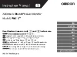 Предварительный просмотр 1 страницы Omron JPN616T Instruction Manual