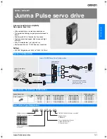 Omron JUNMA PULSE Datasheet предпросмотр