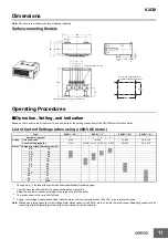 Preview for 11 page of Omron K2CM Series Manual