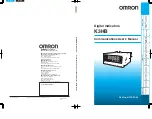 Preview for 1 page of Omron K3HB Technical Communications User'S Manual