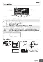 Предварительный просмотр 8 страницы Omron K3MA-J 100-240VAC Manual