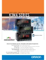 Предварительный просмотр 1 страницы Omron K3MA-J-A2 100-240VAC Brochure