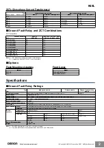 Предварительный просмотр 2 страницы Omron K6EL Manual