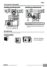 Предварительный просмотр 5 страницы Omron K6EL Manual