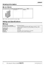 Предварительный просмотр 2 страницы Omron K8AB-PH Product Manual