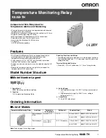 Preview for 1 page of Omron K8AB-TH Product Manual