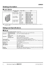 Preview for 2 page of Omron K8AB-VS Series Product Manual